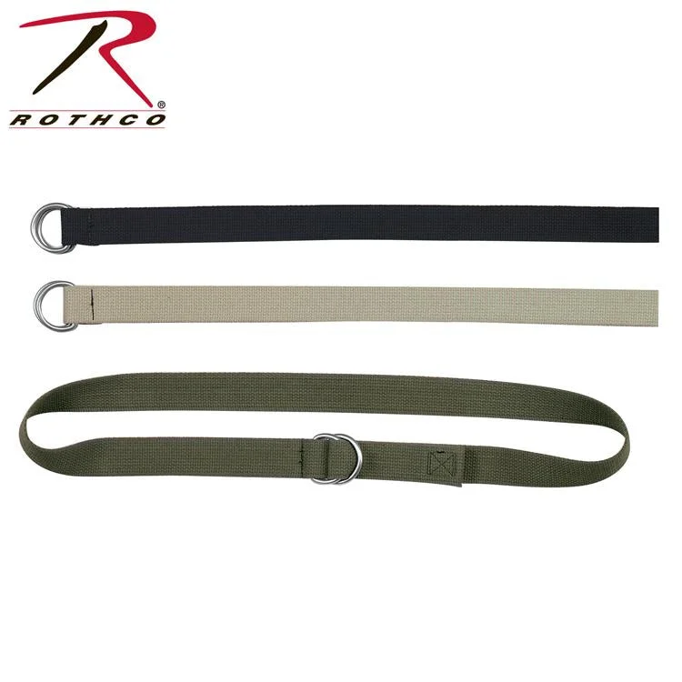 belt for men’s jeans with bold buckle -Military D-Ring Expedition Belt