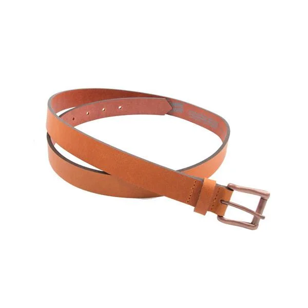 belt with braided design for casual pants -Belt - Buffalo Leather   -   Tan