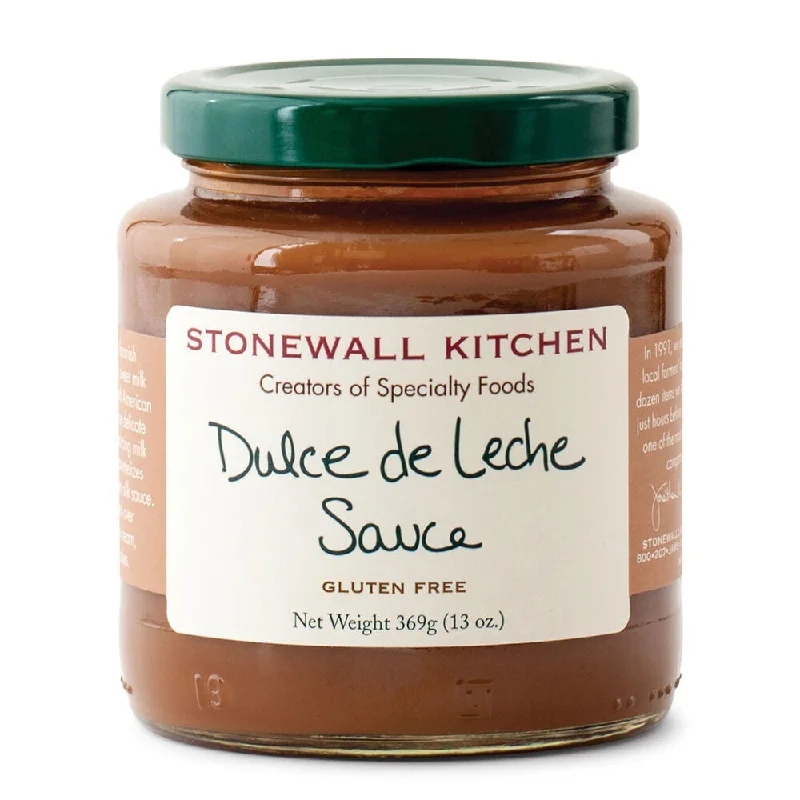 stylish leather belt with small buckle for trousers -STONEWALL KITCHEN- DULCE DE LECHE SAUCE