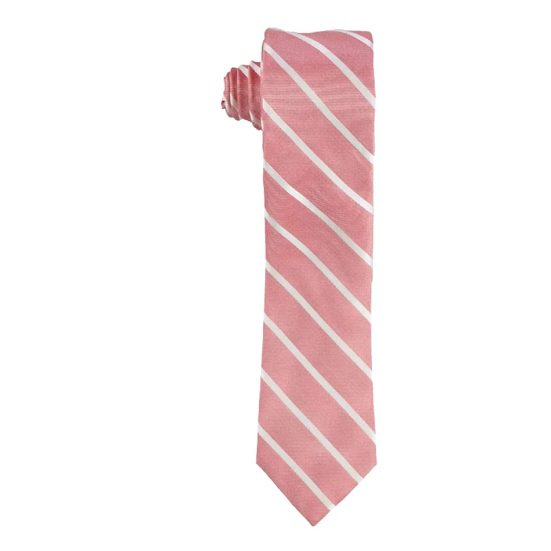 stylish silk ties for formal business events-bar III Mens Cashel Self-tied Necktie, Pink, One Size - One Size