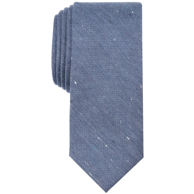 premium silk wedding necktie ideas-bar III Mens Lantana Self-tied Necktie, Blue, One Size - One Size