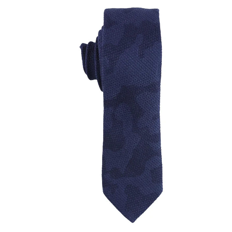 high-quality silk necktie sets for men-bar III Mens Textured Self-tied Necktie, Blue, Classic (57 To 59 in.) - Classic (57 To 59 in.)