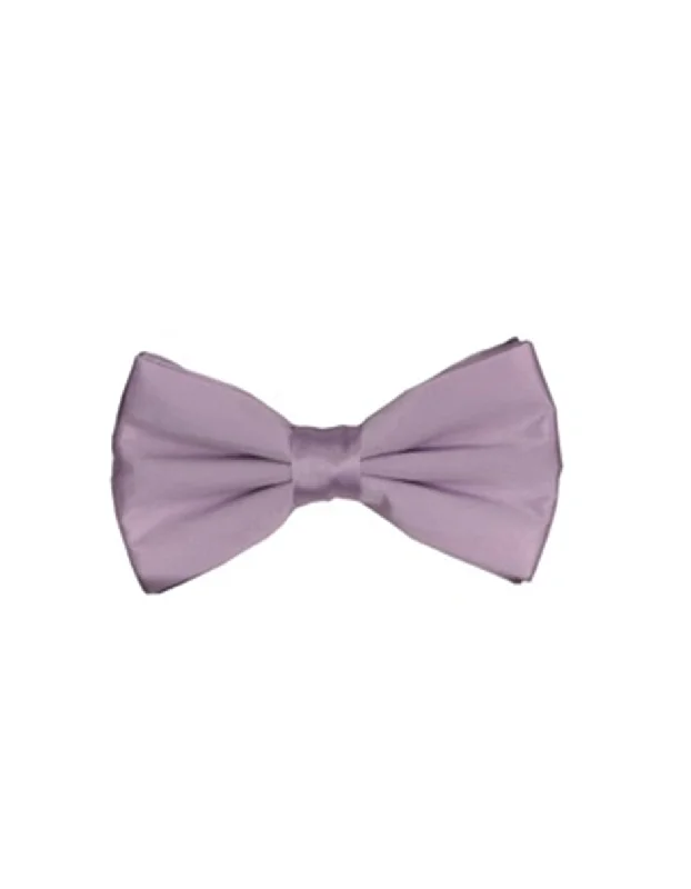 premium silk bow ties for wedding parties-Lilac Pre-Tied Bow Tie