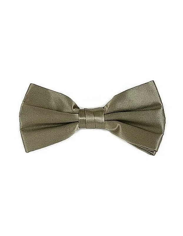 designer silk ties for office wear-Mocha Bow Tie