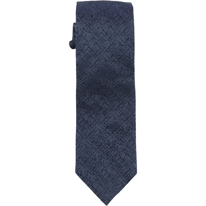 premium designer silk wedding ties-California Waves Mens Etched Self-tied Necktie, Blue, One Size - One Size