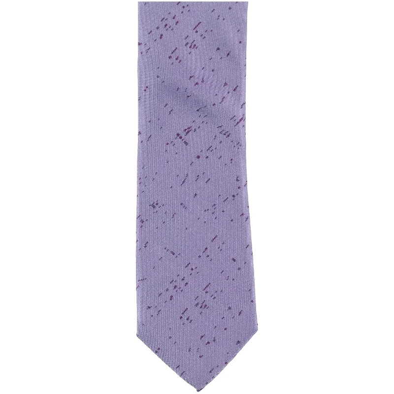 elegant silk necktie sets for wedding parties-Calvin Klein Mens Splatter Self-Tied Necktie - One Size