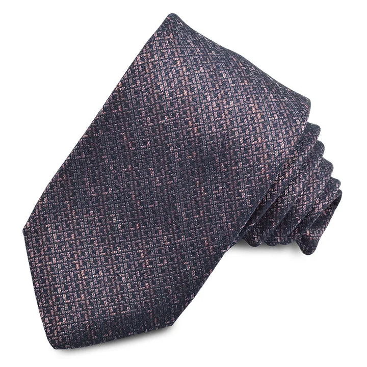 elegant silk bow ties for wedding parties-Christian Paul by Sidonio's Silk Woven Jacquard Geometric Neck Tie G32934