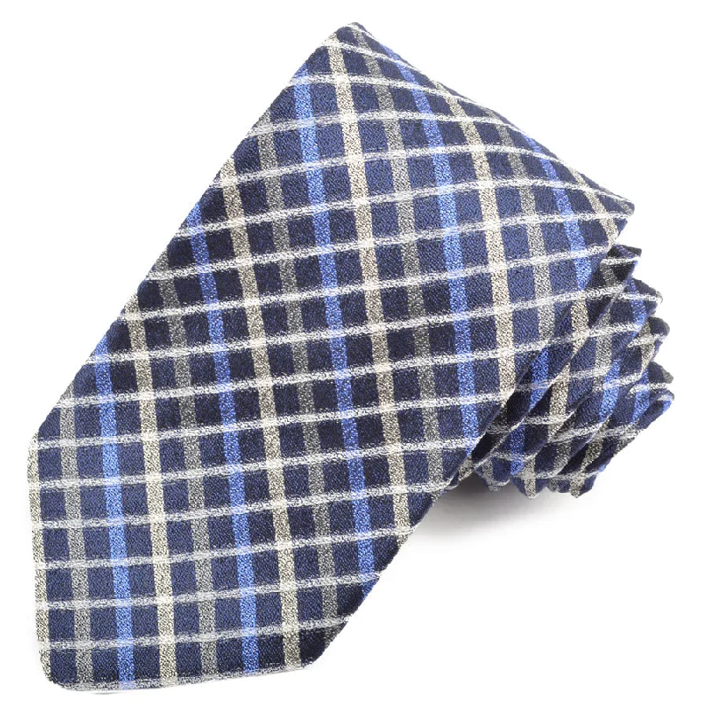 best silk necktie ideas for weddings-Christian Paul by Sidonio's Silk Woven Jacquard Tattersall Check Neck Tie G31113