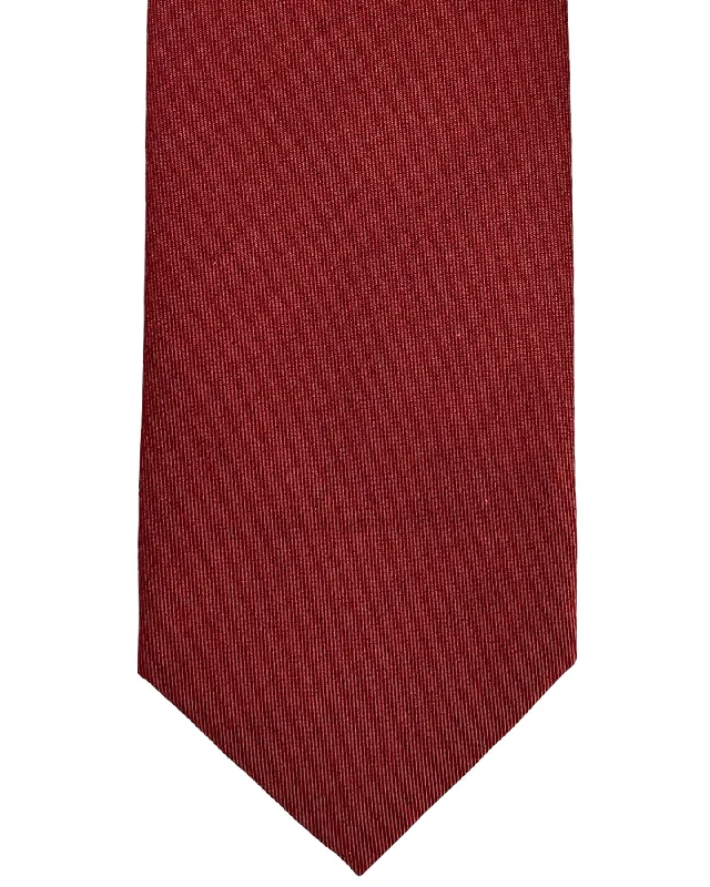 stylish silk necktie ideas for office meetings-Z Zegna Skinny Tie Bordeaux Solid SALE