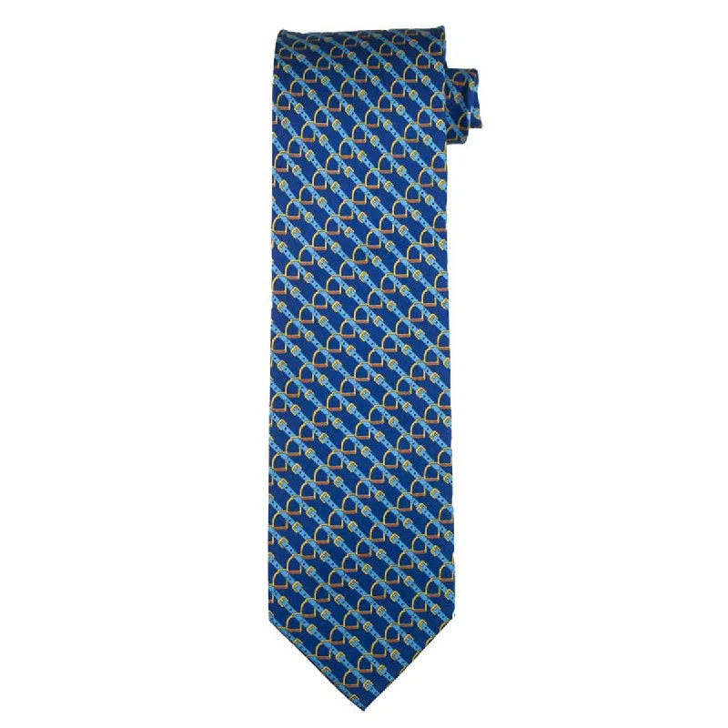 elegant wedding necktie designs for men-Essex Classics Men's "Stirrup" Neck Tie