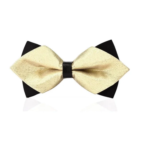 elegant silk bow ties for formal events-Classy Men Fancy Pre-Tied Diamond Bow Tie