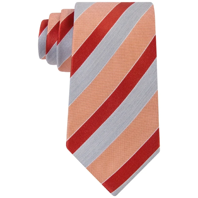 unique wedding necktie patterns for men-Geoffrey Beene Mens Stripe Of The Moment Self-Tied Necktie - One Size