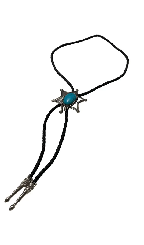 trendy wedding silk necktie designs-Jade Star Bolo Tie