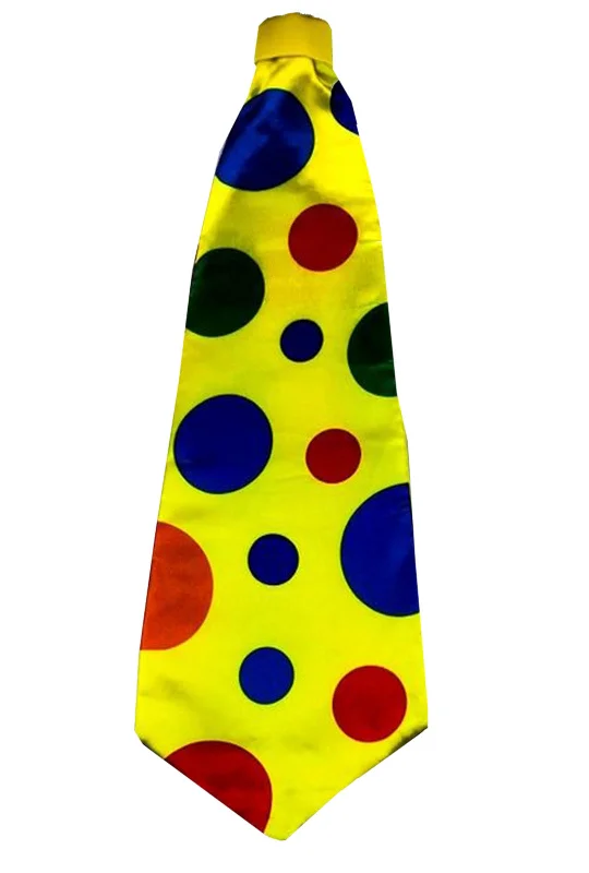 elegant silk necktie styles for business-Jumbo Clown Tie