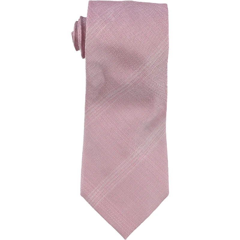 affordable necktie designs for weddings-Kenneth Cole Mens Fine Texture Grid Self-Tied Necktie - One Size