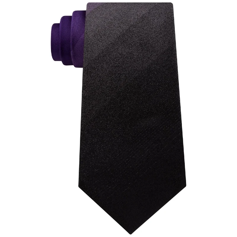 elegant silk necktie designs for office wear-Kenneth Cole Mens Jumbo Stripe Self-Tied Necktie - One Size