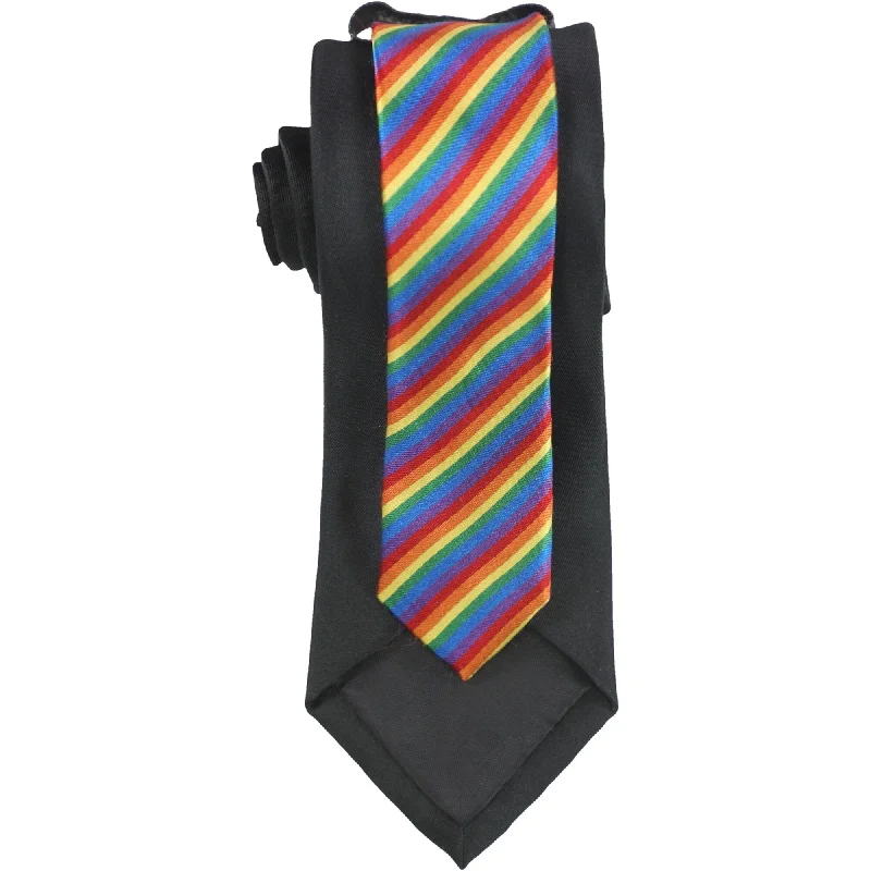 business silk necktie styles for men-Kenneth Cole Mens Pride Self-tied Necktie, Multicoloured, One Size - One Size