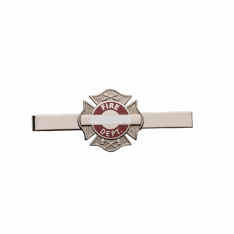 affordable designer silk bow ties-Maltese Dept. Cross Silver Tie Bar