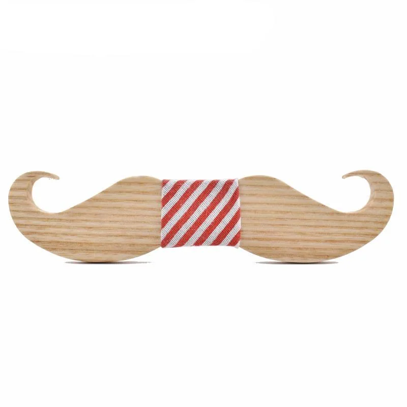 unique necktie designs for office wear-Mustache Tie