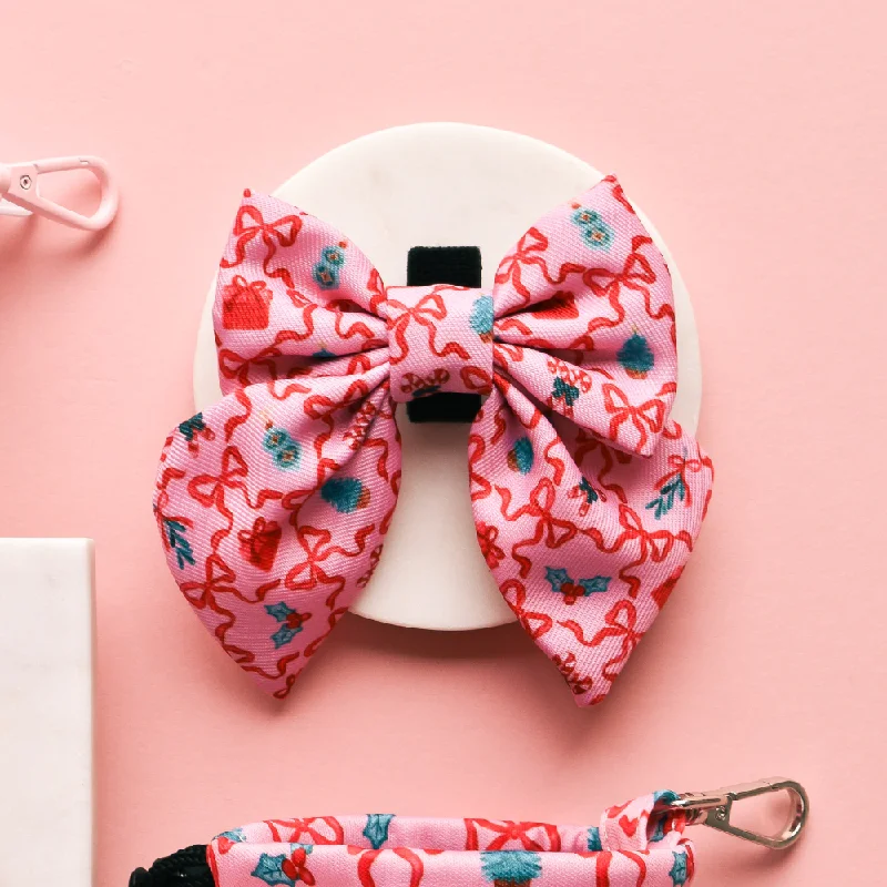 silk necktie designs for professional wear-Pupmas Kisses Sailor Bow Tie