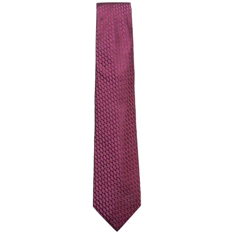 vibrant necktie colors for business events-Ryan Seacrest Mens David Nonsolid Self-tied Necktie, Red, One Size - One Size