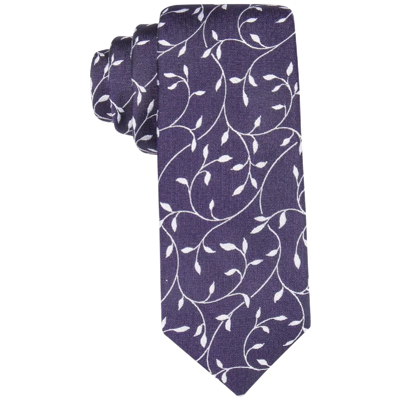 business silk tie options for formal events-Ryan Seacrest Mens Pasadena Vine Self-Tied Necktie - One Size