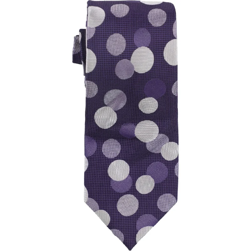 luxurious necktie options for wedding celebrations-Sean John Mens Exploded Dot Self-Tied Necktie - One Size