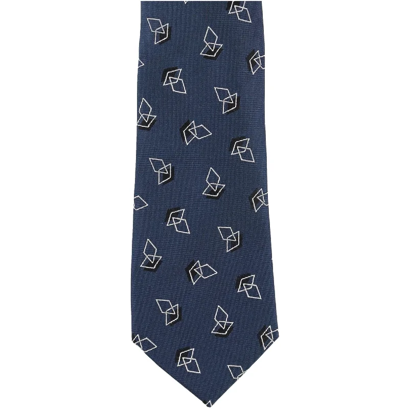 unique silk necktie combinations for weddings-Sean John Mens Printed Self-Tied Necktie - One Size