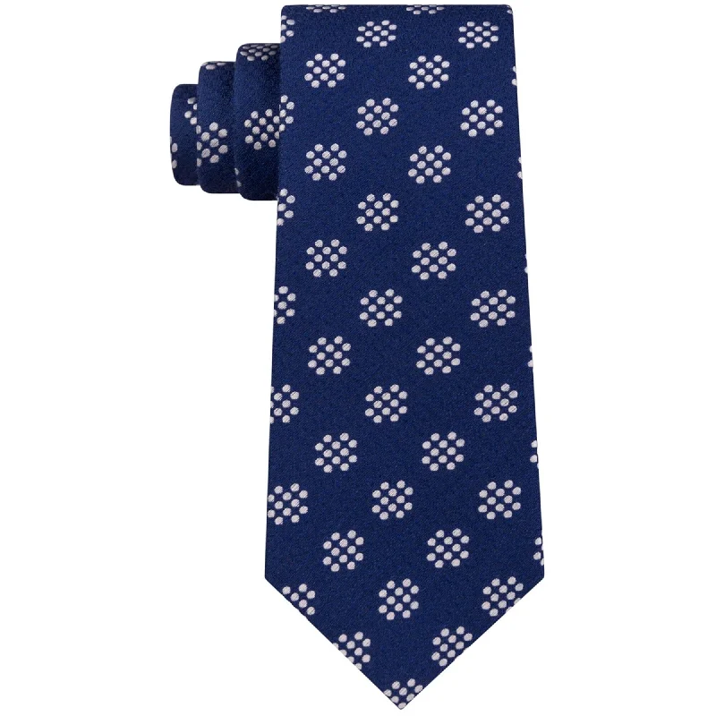 stylish wedding silk necktie combinations-Sean John Mens Sharp Dot Self-Tied Necktie - One Size