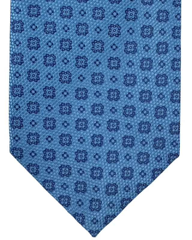 luxury silk necktie options for wedding parties-Stefano Ricci Tie Blue Navy Geometric