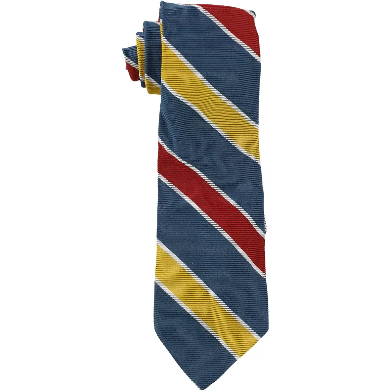 luxury necktie sets for office wear-Tags Weekly Mens Texture Stripe Self-tied Necktie, Multicoloured, One Size - One Size