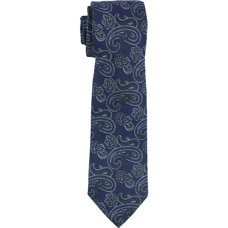 business silk necktie styles for men-Tasso Elba Mens Rovena Paisley Self-Tied Necktie - One Size