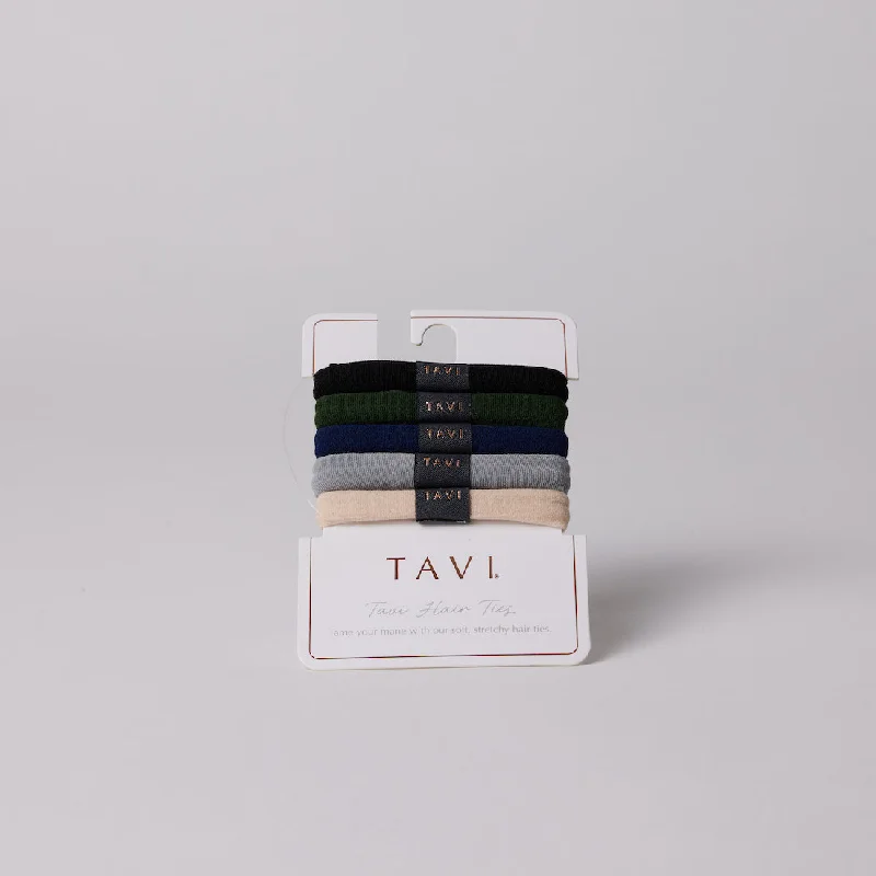 silk necktie ideas for wedding celebrations-Tavi Hair Ties