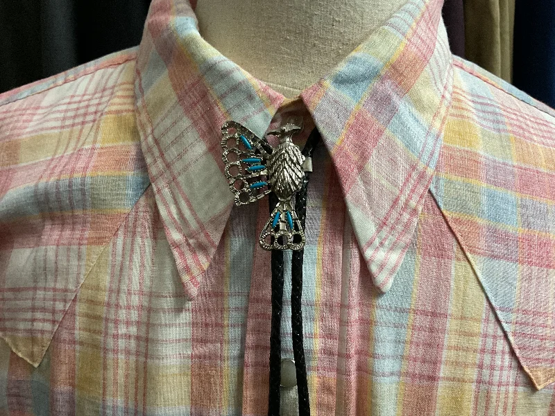 premium silk necktie ideas for business events-Vintage Woodpecker bolo tie