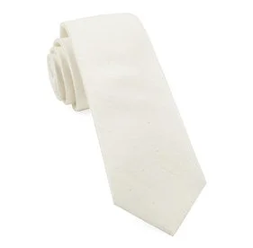 business silk necktie options for men-White Satin Skinny Neck Tie