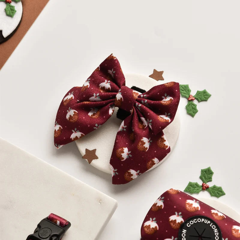 business silk bow ties for formal events-Woofmas Pudding Sailor Bow Tie