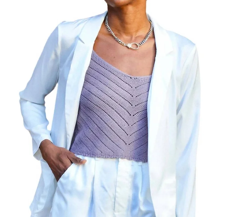 Men's designer tuxedo for formal event -All Of The Lights Blazer In White