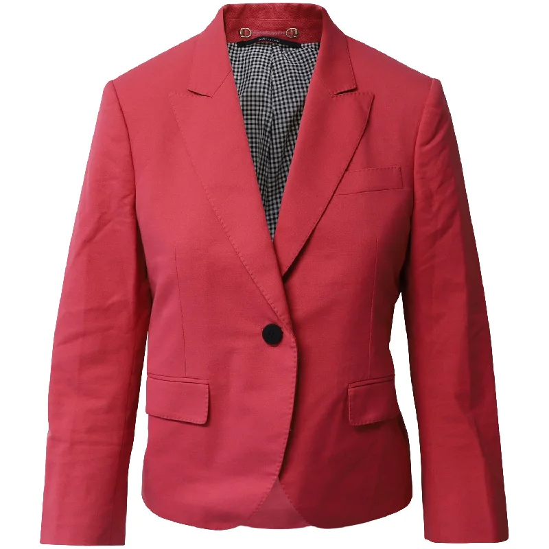 Men's tailored tuxedo for corporate event -Gucci Single Breasted Blazer in Pink Cotton