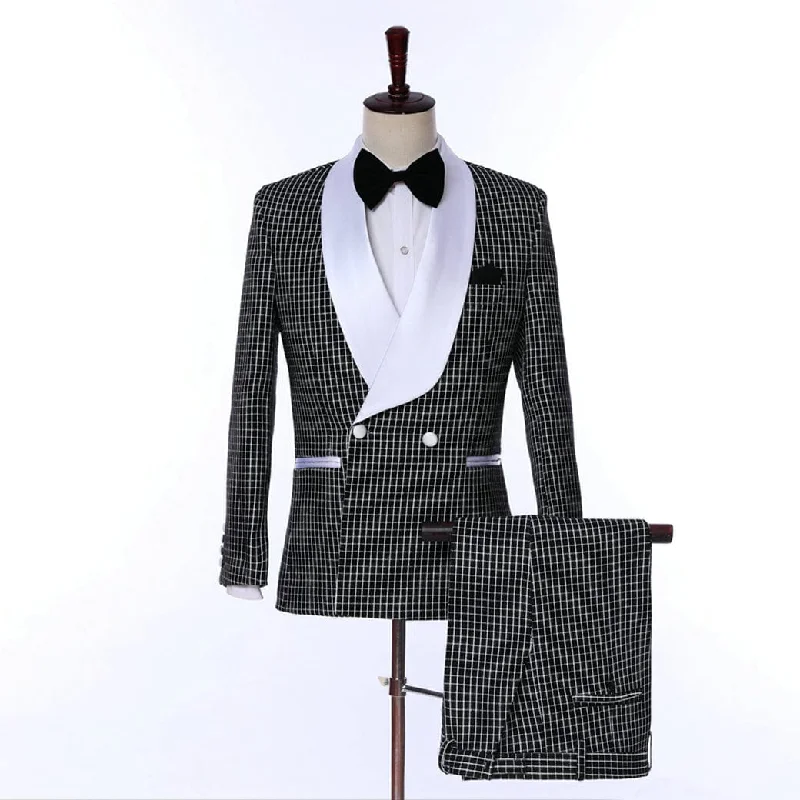 Men's luxury tuxedo for office gala dinner -Mens Suits Slim Fit  2 Piece Suits for Wedding Or Party