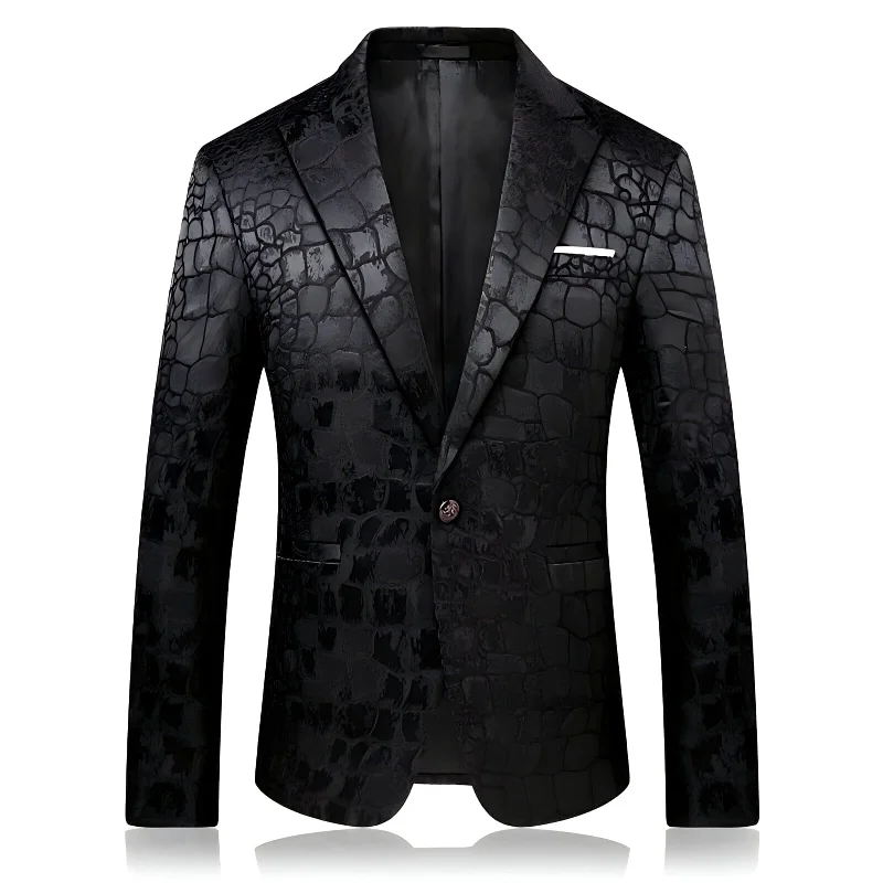 Men's slim fit tuxedo for wedding reception -The Jaguar Slim Fit Blazer Suit Jacket