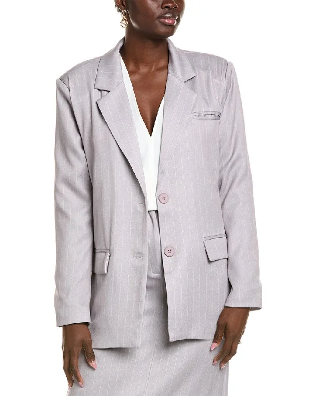 Men's luxury grey tuxedo jacket for evening events -To My Lovers Blazer