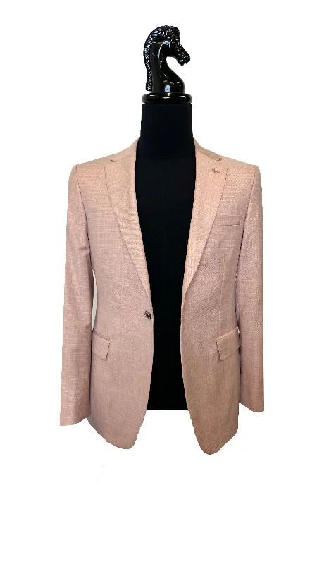 Men's premium tuxedo for business reception -Peach Vercini blazer