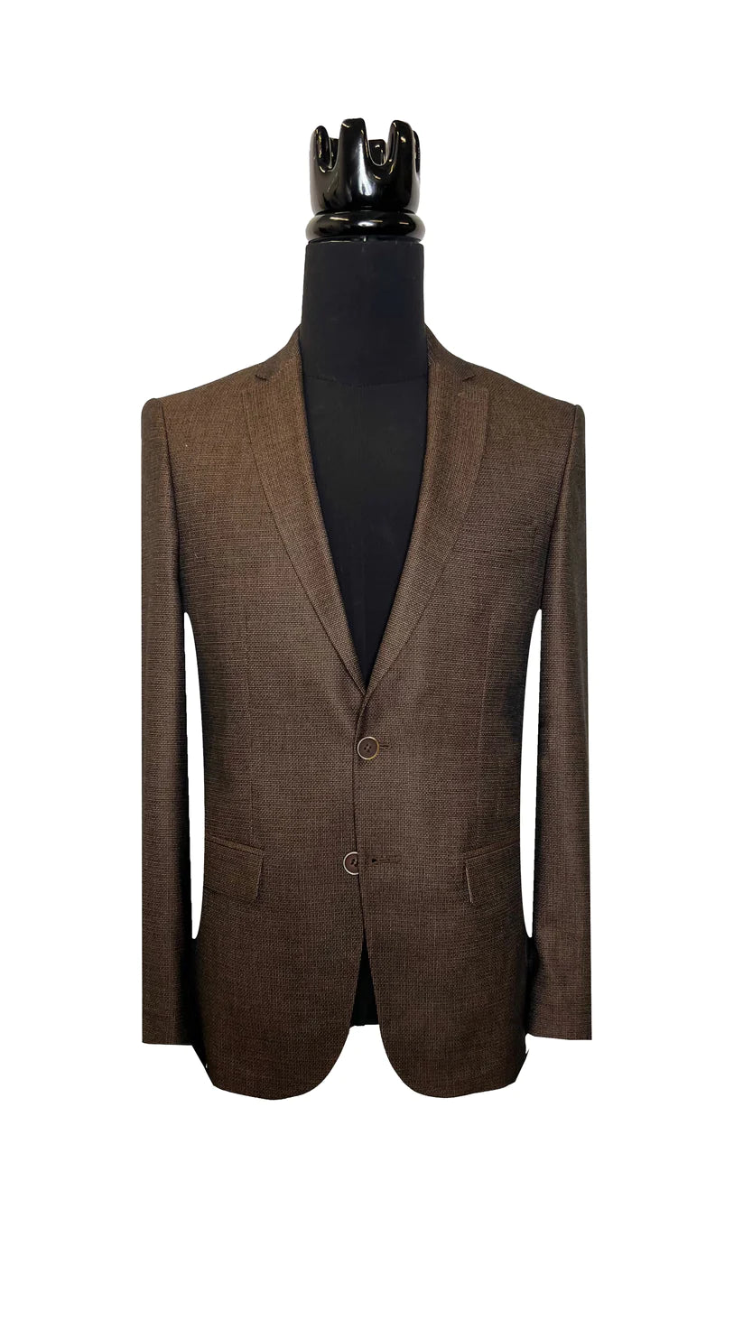 Men's designer tuxedo for office wear -Vercini Brown  Men's Blazer