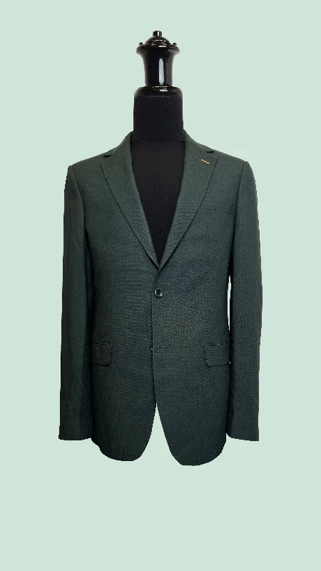 Men's luxury tuxedo jacket for evening reception -Vercini Evergreen Elegance Men's Blazer