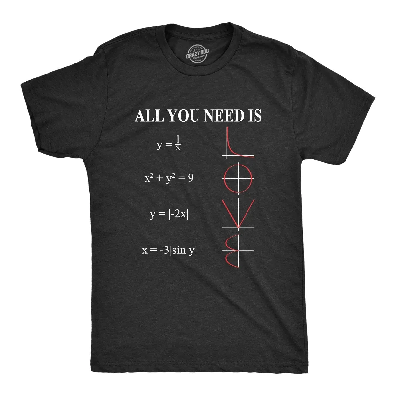 Men’s formal office plaid shirt -All You Need Is Love Men's T Shirt