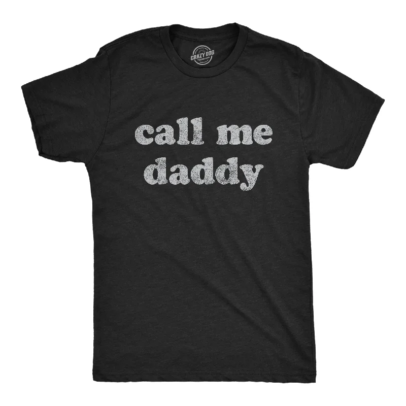 Men’s business formal plaid shirt -Call Me Daddy Men's T Shirt