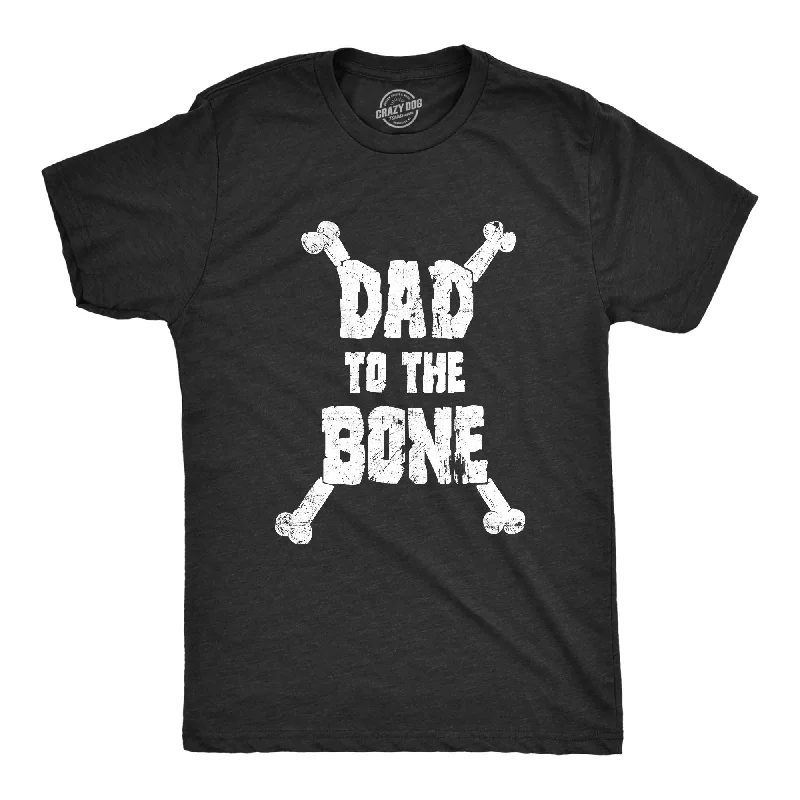 Men’s casual plaid shirt for professional wear -Dad To The Bone Men's T Shirt