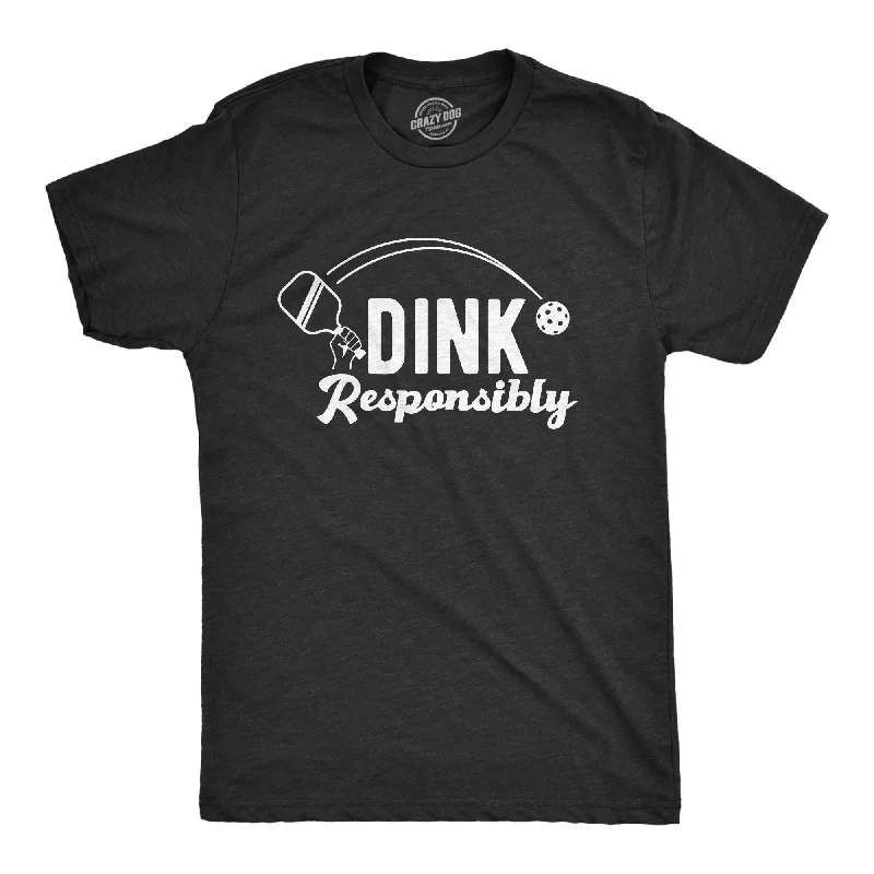 Men’s business shirt with plaid design -Dink Responsibly Men's T Shirt