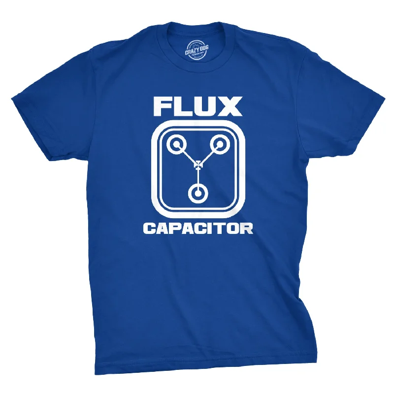 Men’s office casual plaid shirt for meetings -Flux Capacitor Men's T Shirt