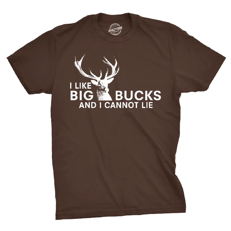 Men’s trendy office button-up shirt -I Like Big Bucks Men's T Shirt